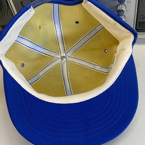 Vintage Goodyear Eagle Trucker Hat Cotton Hat adjustable Snap Back Cap Blue - Picture 5 of 8